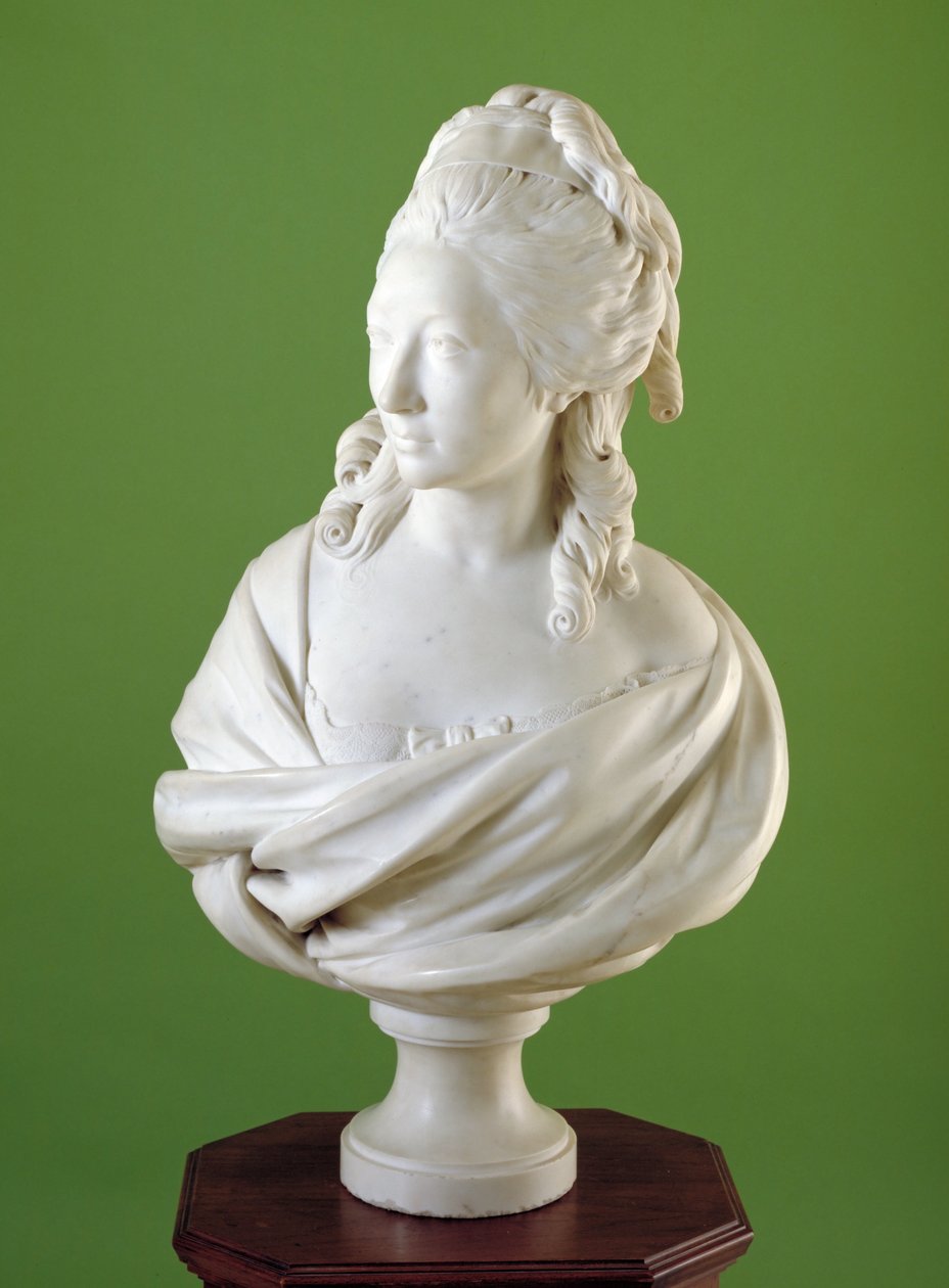 Popiersie Anne-Marie-Louise Thomas de Domangeville, Madame de Sérilly autorstwa Jean-Antoine Houdon