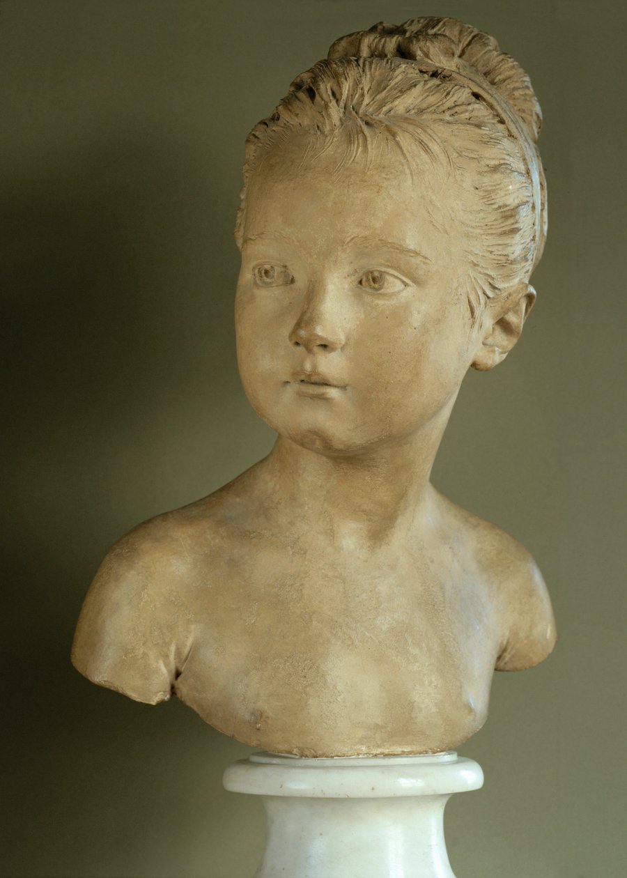 Louise Brongniart, córka architekta Alexandre-Theodore Brongniart ... autorstwa Jean-Antoine Houdon