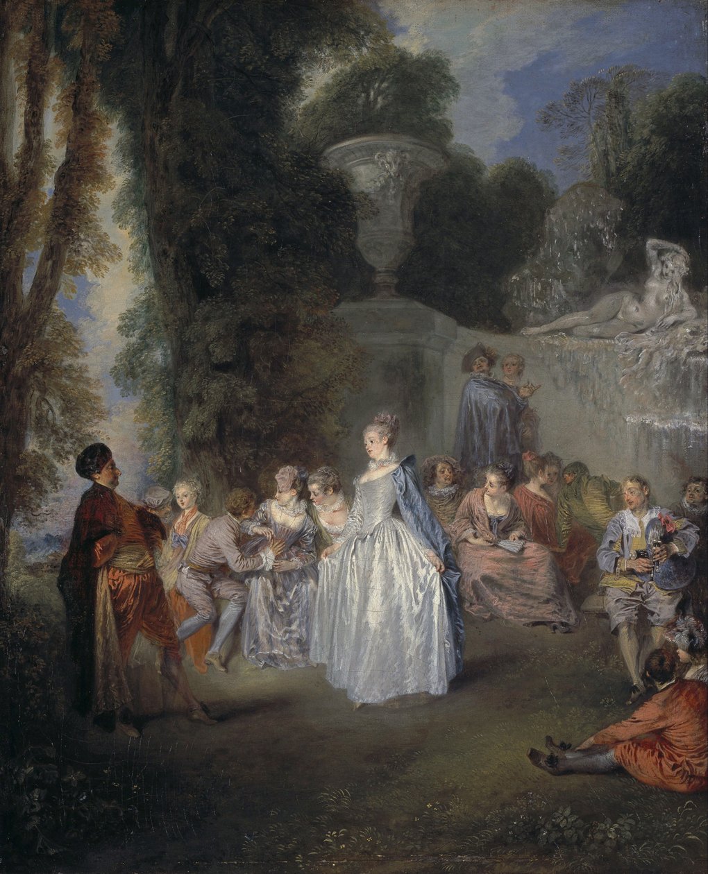 Weneckie festiwale autorstwa Jean-Antoine Watteau