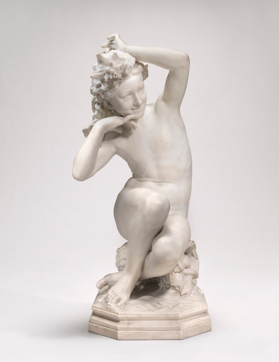 Dziewczyna z muszlą, 1863-67 (marmur) autorstwa Jean Baptiste Carpeaux