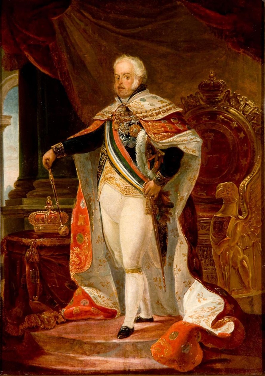 Portret Jana VI Portugalii autorstwa Jean Baptiste Debret