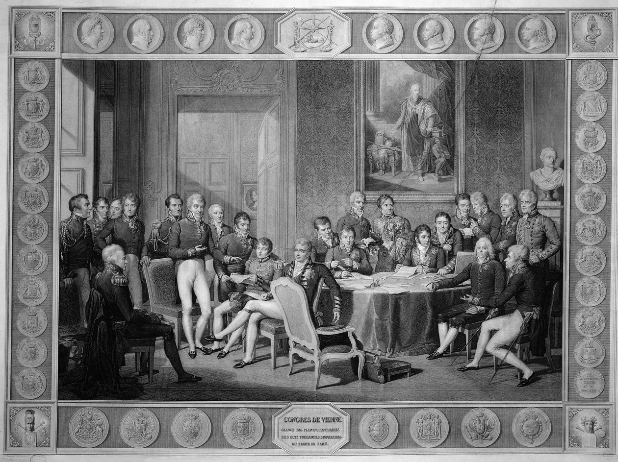 Kongres Wiedeński, 1814-15 (ZOBACZ TAKŻE 79713) autorstwa Jean Baptiste Isabey
