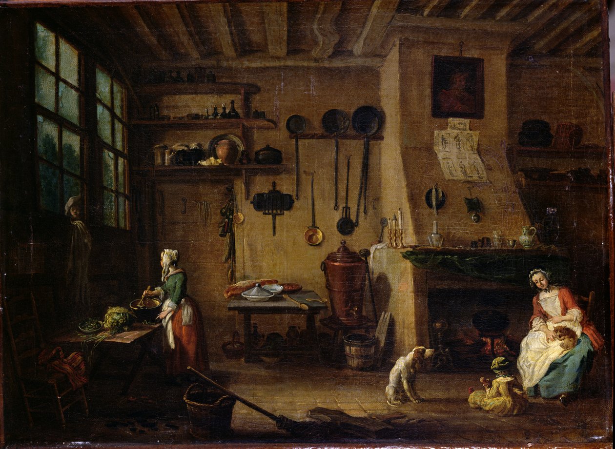 Mieszczańska kuchnia autorstwa Jean Baptiste Lallemand