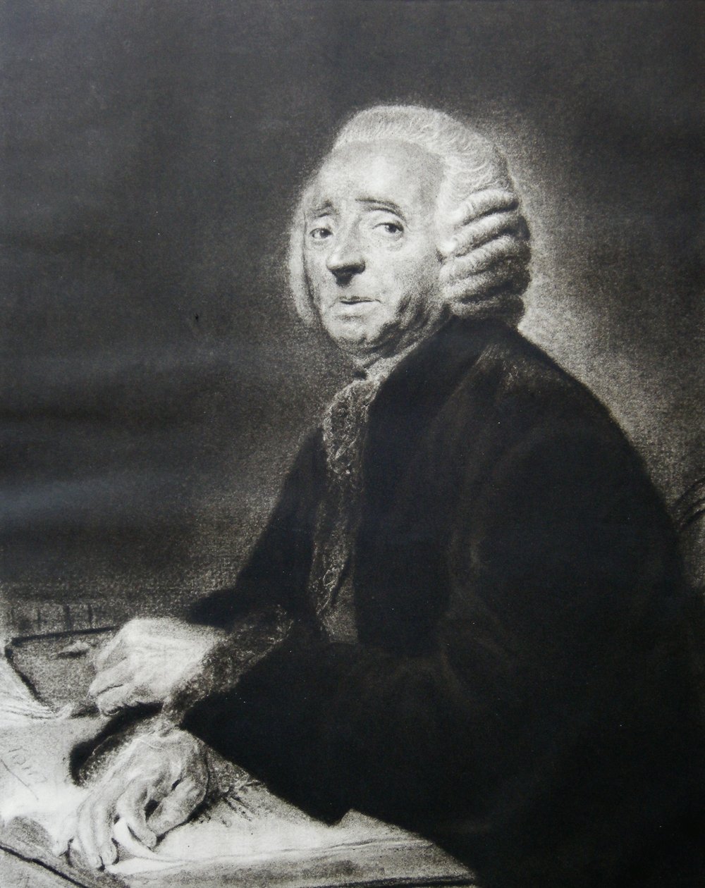 Denis Diderot (pastelowy) autorstwa Jean Baptiste Perronneau