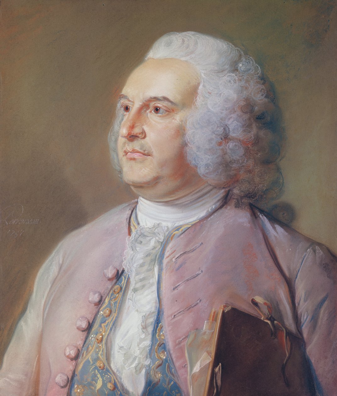 Jean-Michel Chevotet (pastel) autorstwa Jean Baptiste Perronneau