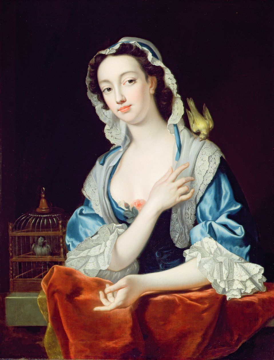 Portret Peg Woffington (1718-60) autorstwa Jean Baptiste van Loo