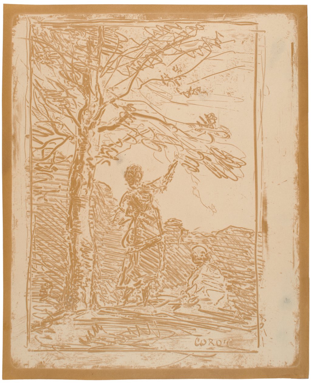 Der Tod und das Mädchen autorstwa Jean-Baptiste-Camille Corot