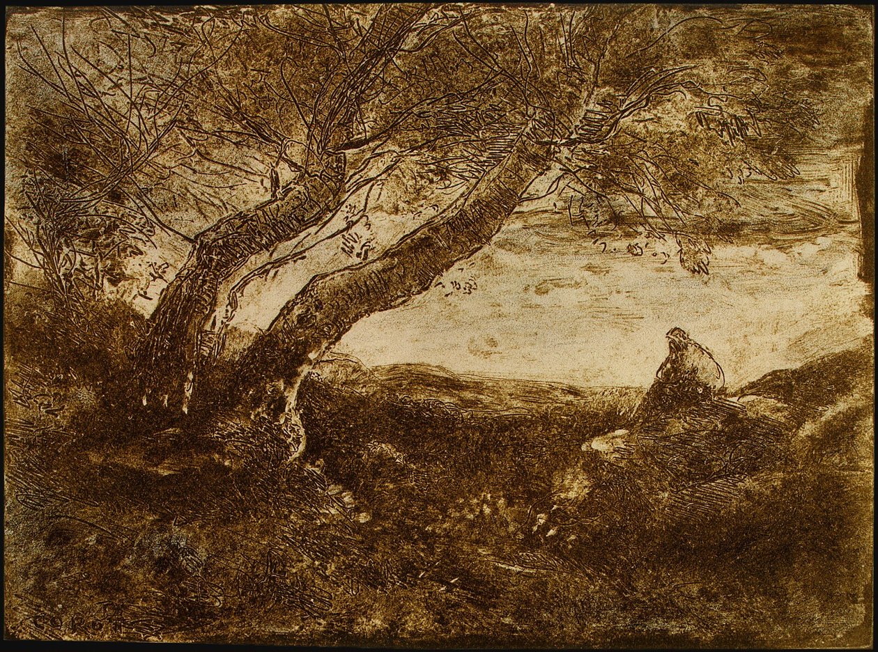 Marzyciel autorstwa Jean-Baptiste-Camille Corot