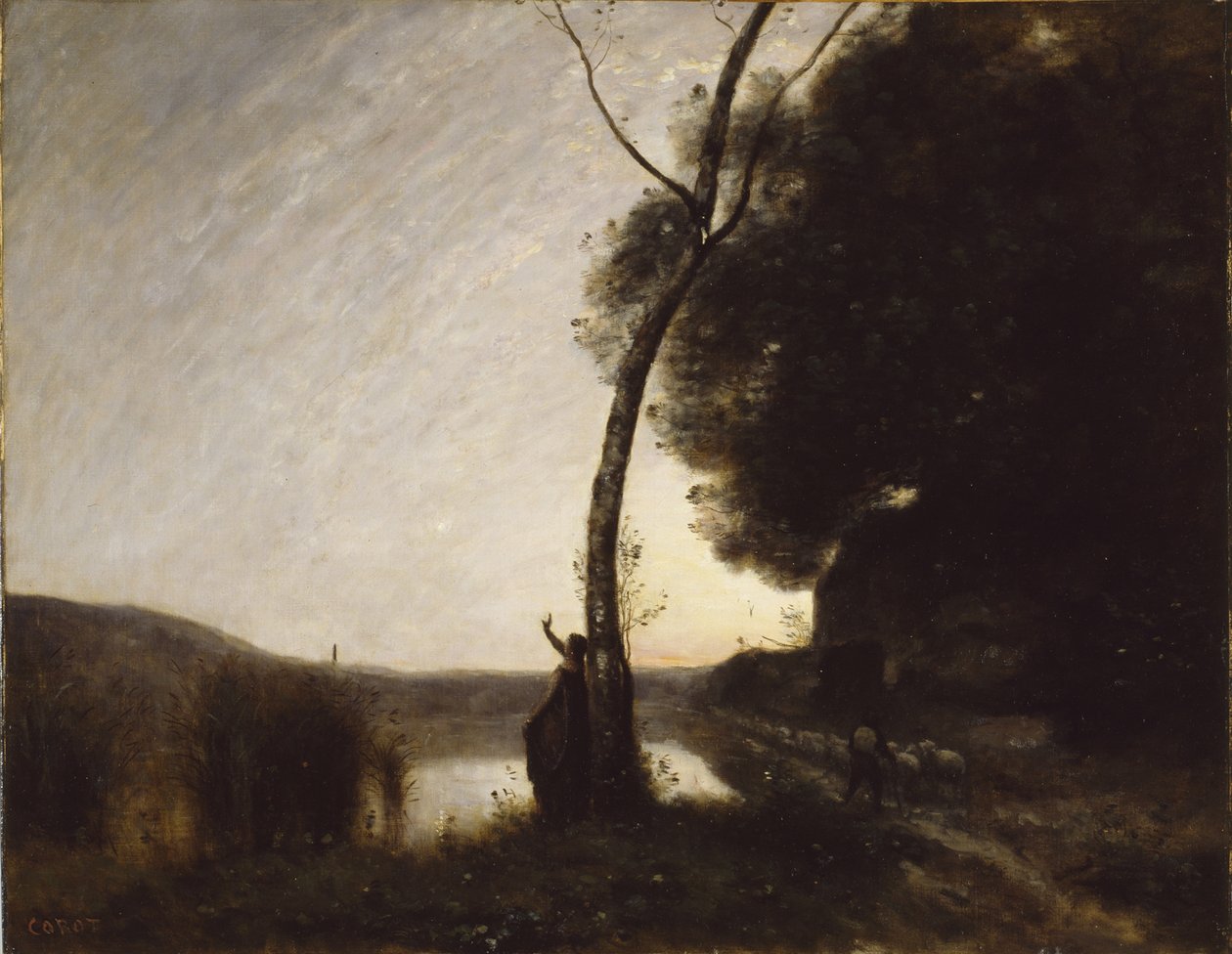 Gwiazda wieczorna autorstwa Jean-Baptiste-Camille Corot