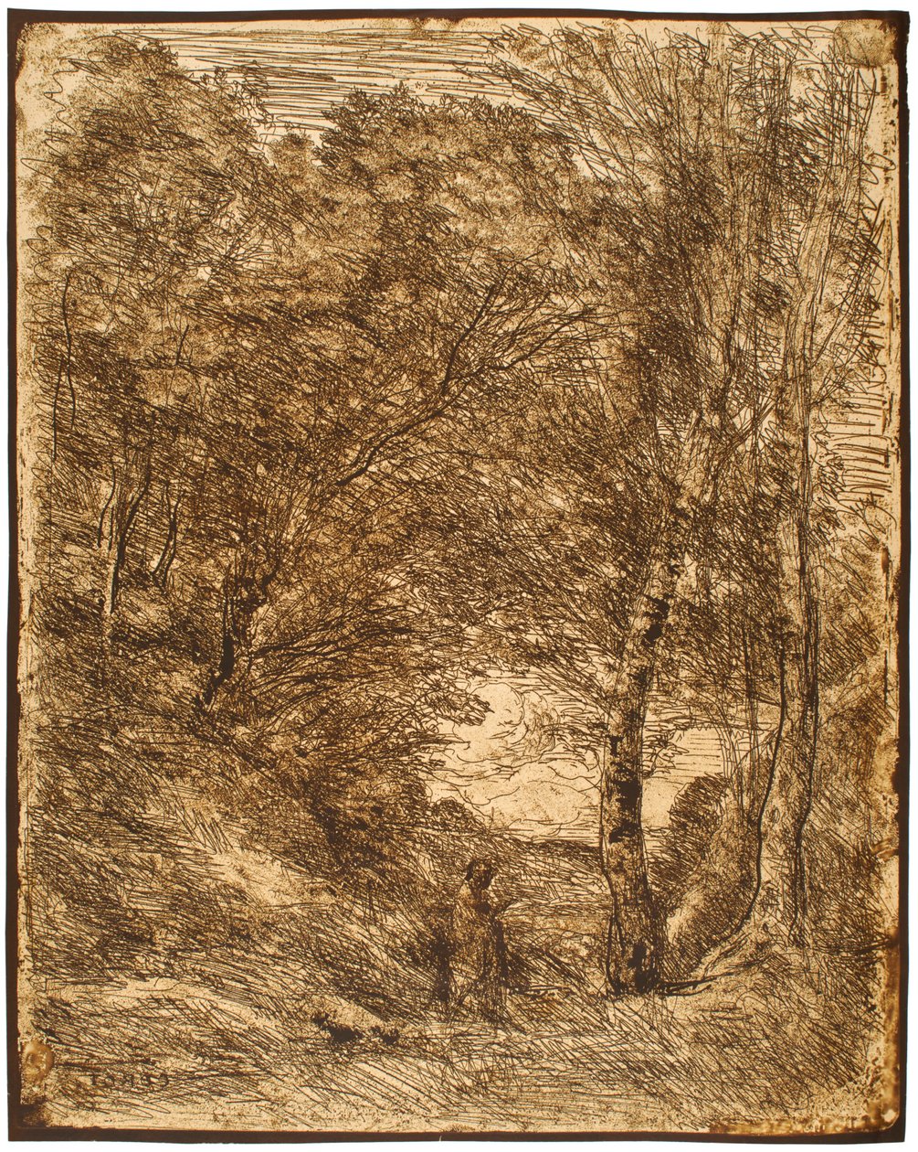Ogrody Horacego autorstwa Jean-Baptiste-Camille Corot