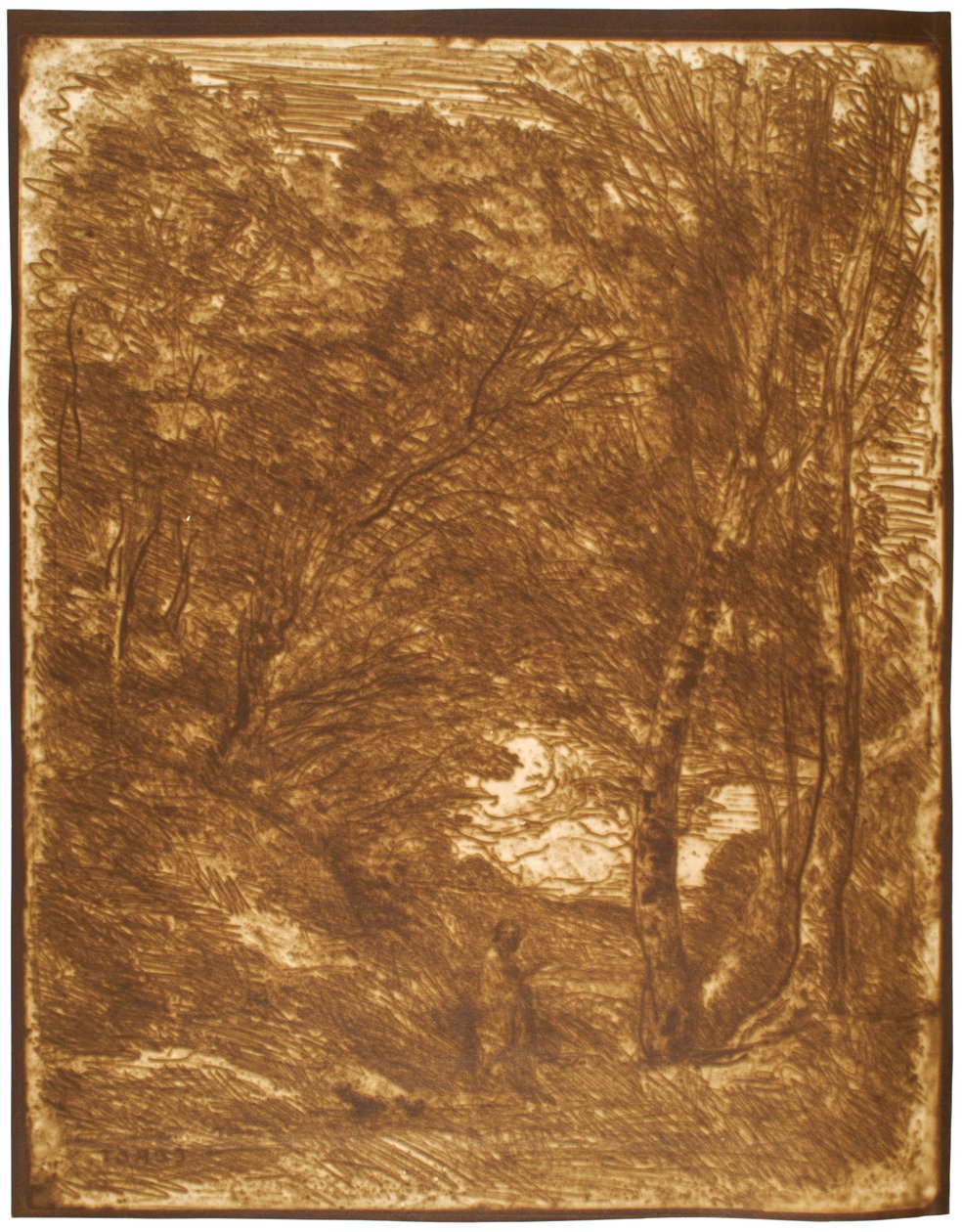 Die Gärten des Horaz autorstwa Jean-Baptiste-Camille Corot