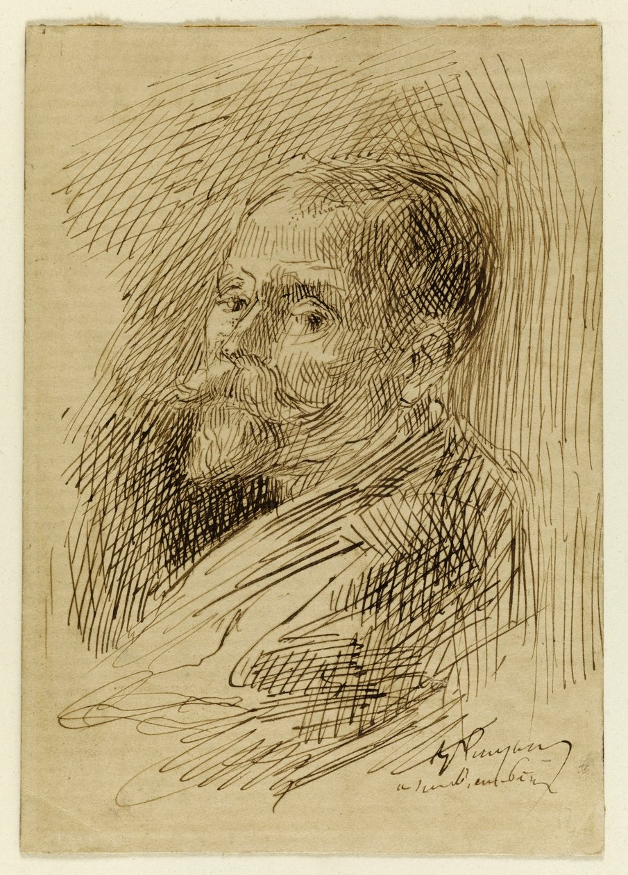 Portret generała de Montforta (s. 6 albumu) autorstwa Jean-Baptiste Carpeaux