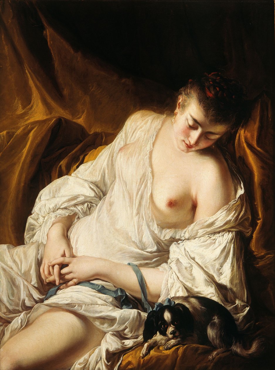Śpiąca kobieta (czujna lojalność) autorstwa Jean-Baptiste Deshays