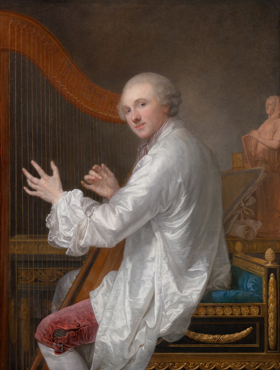 Ange Laurent z La Live de Jully autorstwa Jean-Baptiste Greuze