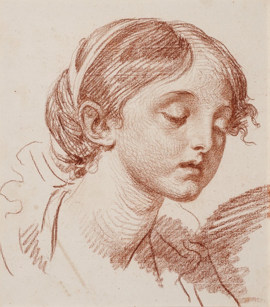 Głowa dziewczynki autorstwa Jean-Baptiste Greuze