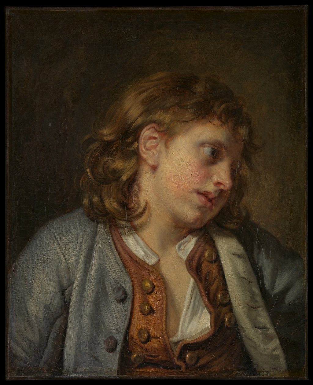 Głowa młodego chłopca autorstwa Jean-Baptiste Greuze