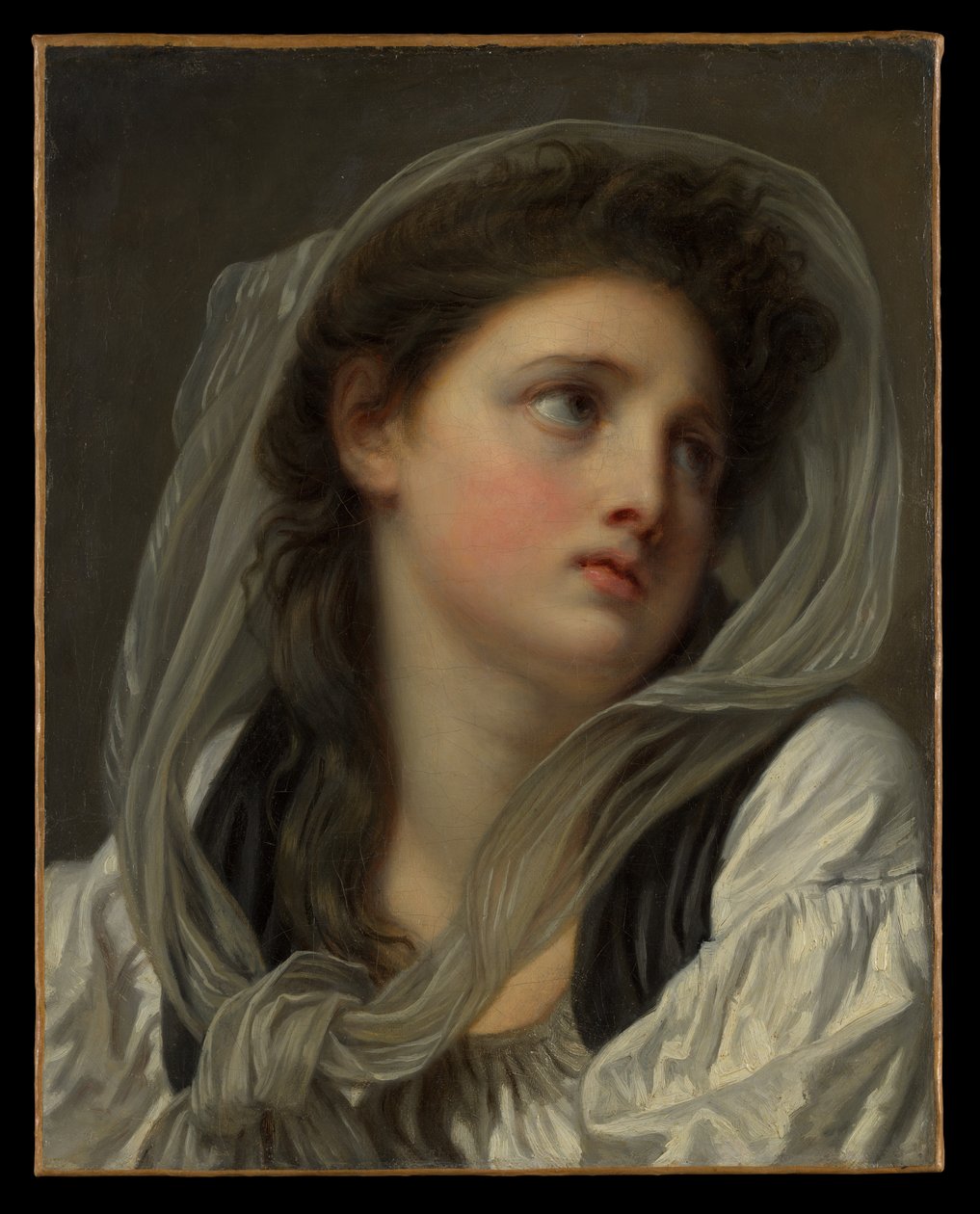 Głowa młodej kobiety autorstwa Jean-Baptiste Greuze