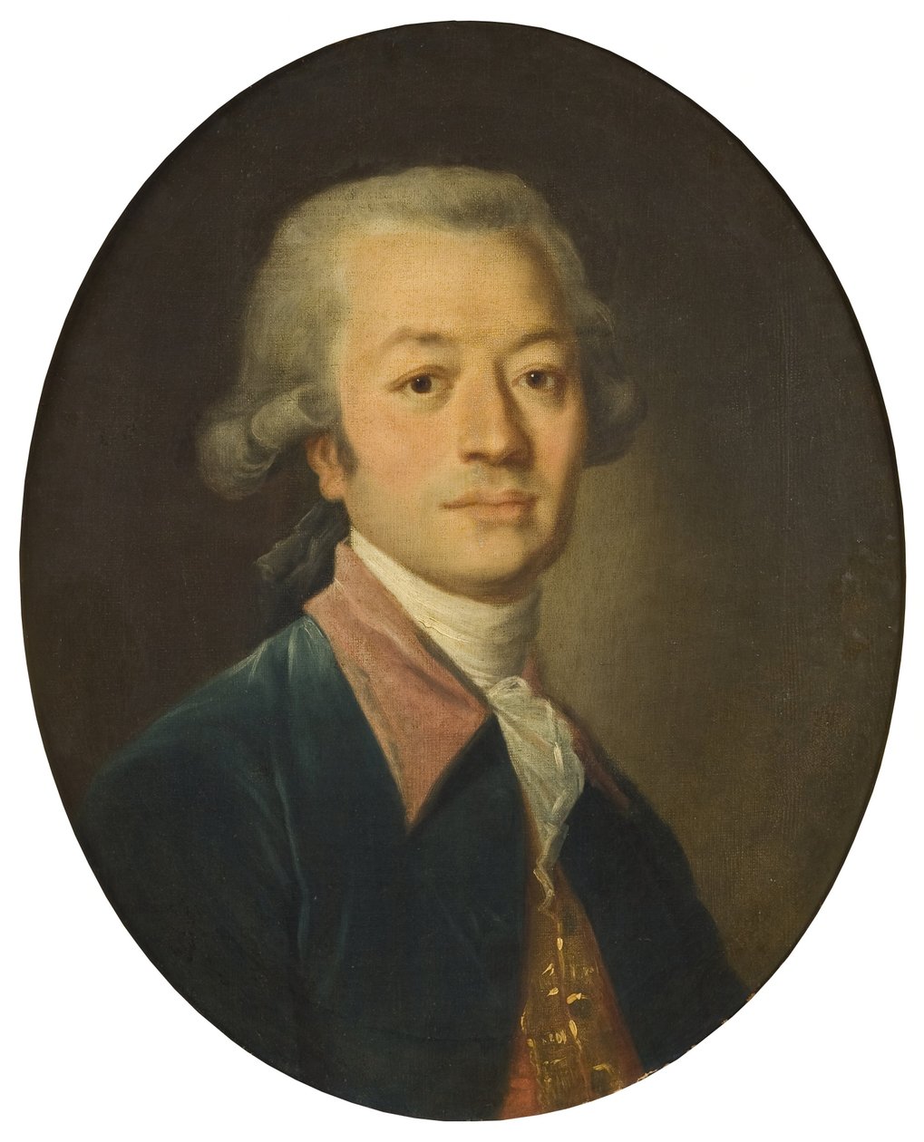 Portret mężczyzny w błękicie autorstwa Jean-Baptiste Greuze