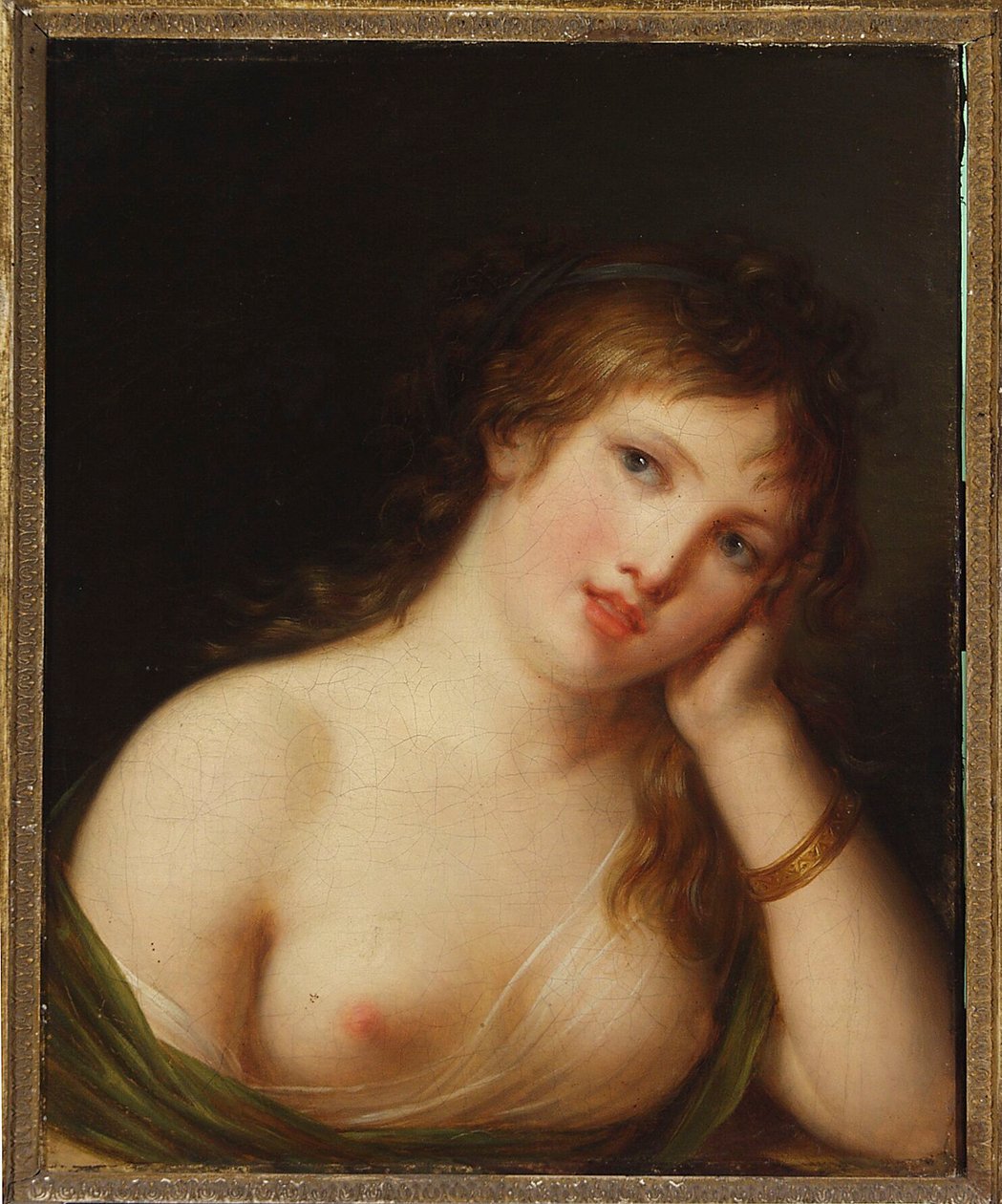 Portret młodej kobiety autorstwa Jean-Baptiste Greuze