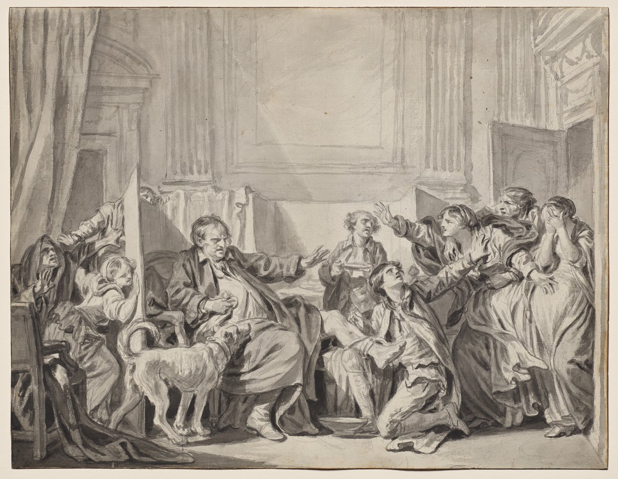 Córka winna i skruszona autorstwa Jean-Baptiste Greuze