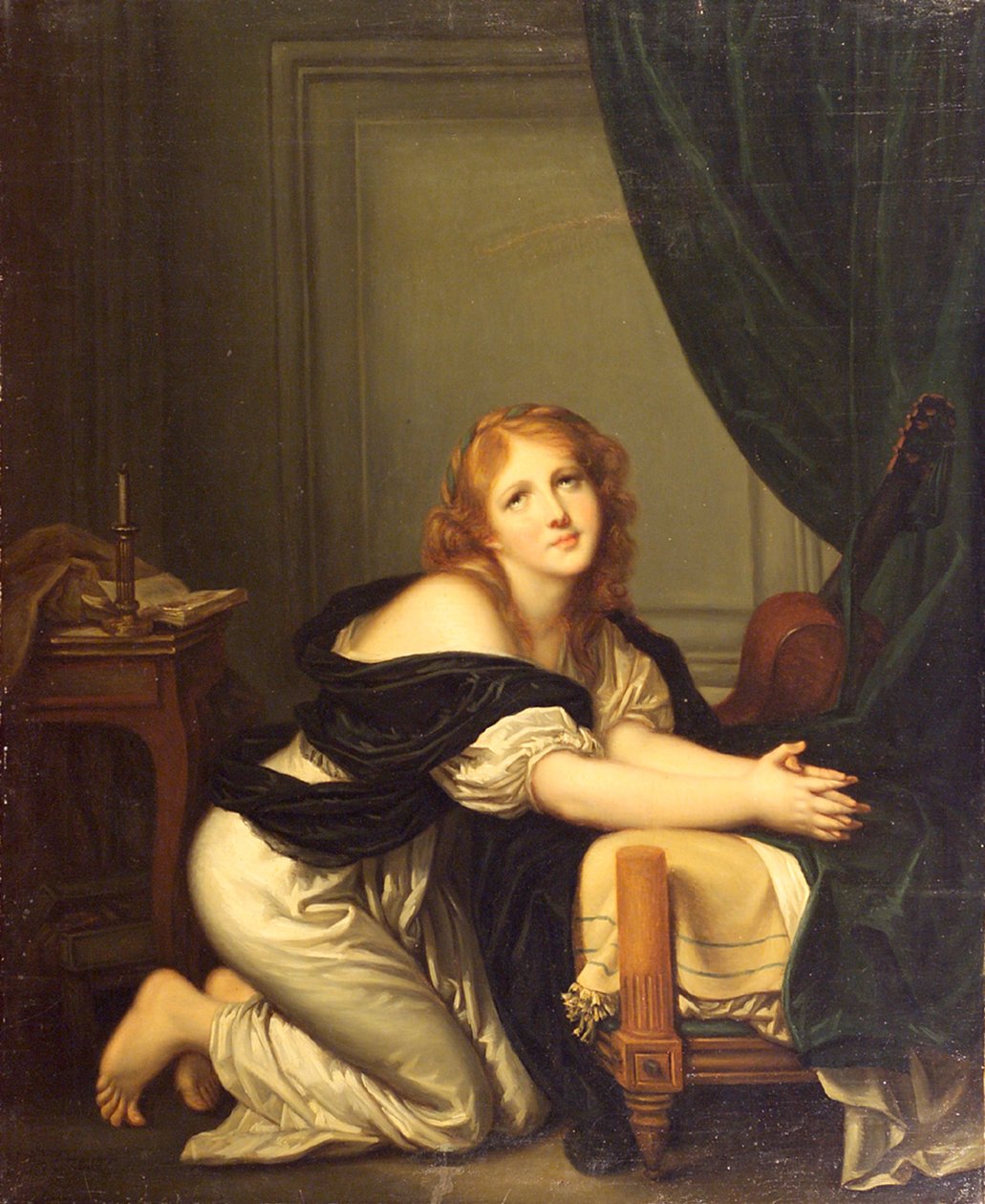 Modlitwa poranna autorstwa Jean-Baptiste Greuze