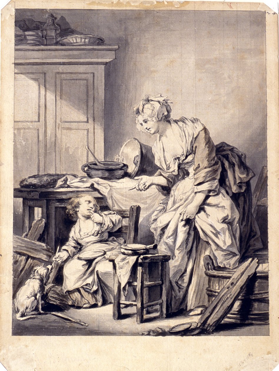 Matczyne upomnienie autorstwa Jean-Baptiste Greuze