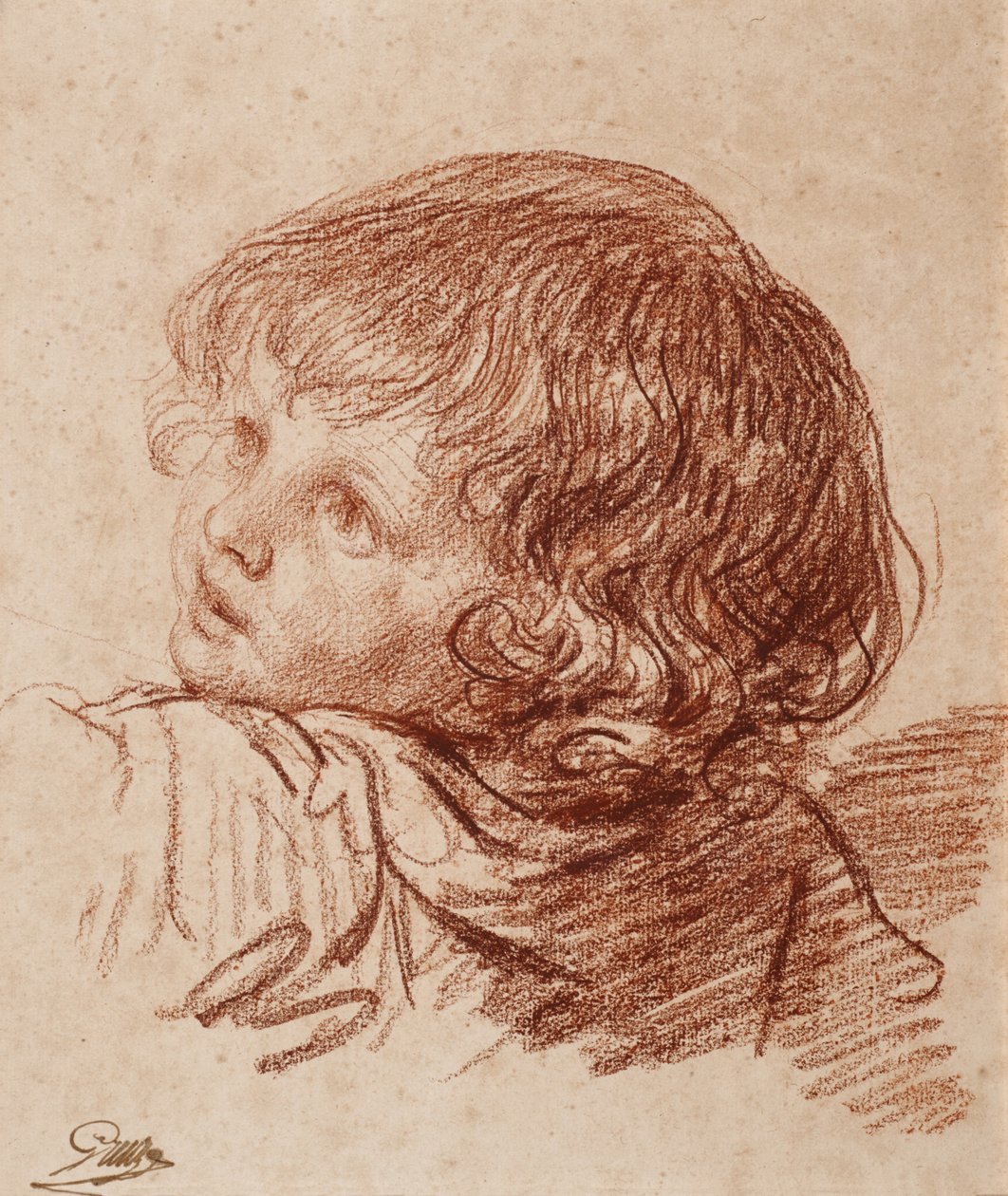 Młody chłopiec autorstwa Jean-Baptiste Greuze