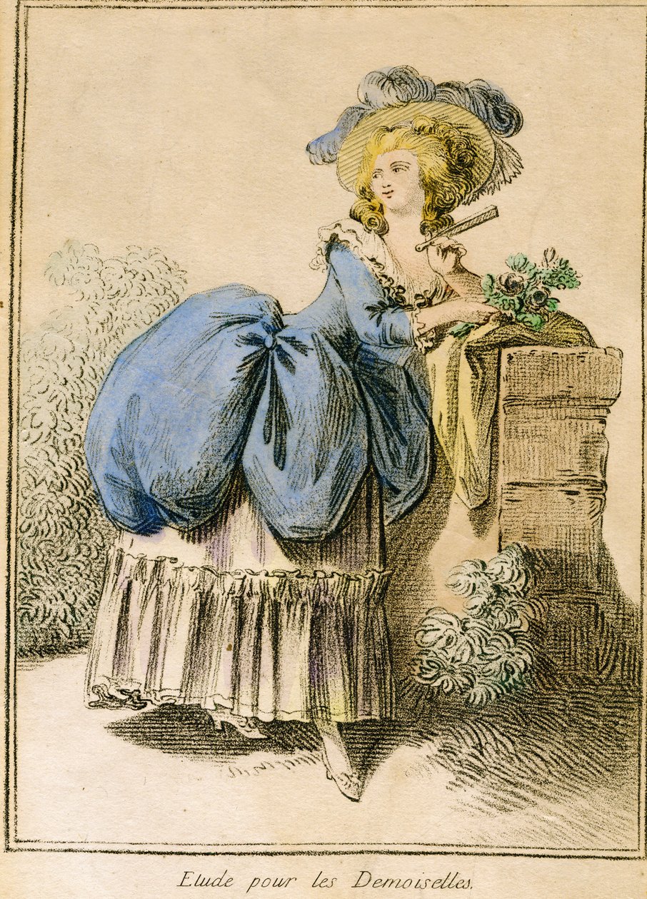 Studium dla Demoiselles autorstwa Jean-Baptiste Huet