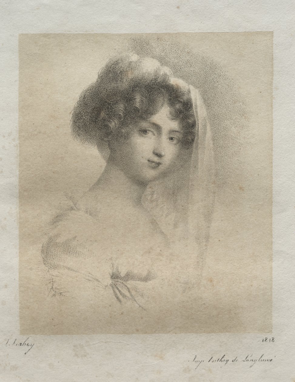 Pani. Horace Vernet autorstwa Jean-Baptiste Isabey