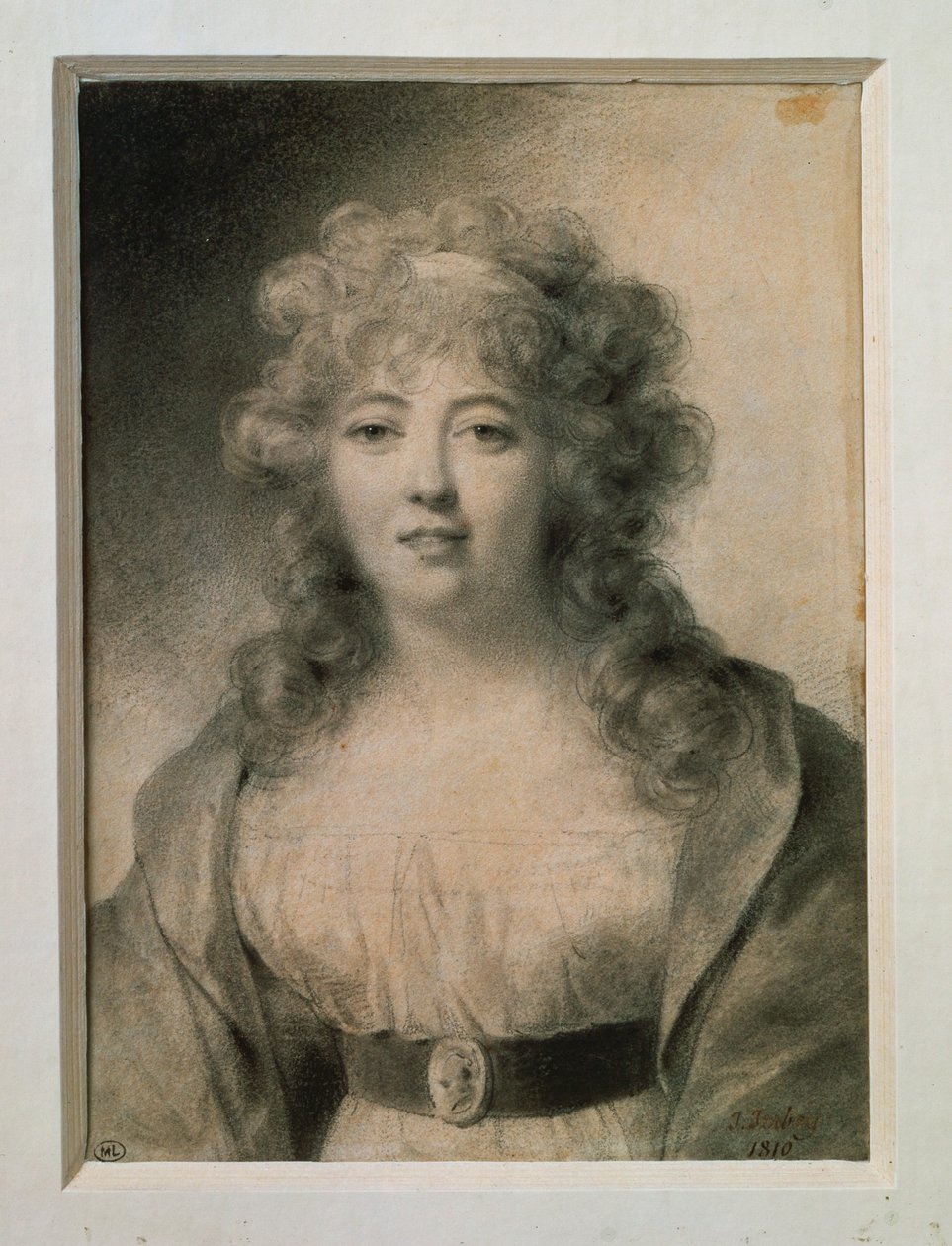 Mme de Stael, z domu Germaine Necker ... autorstwa Jean Baptiste Isabey