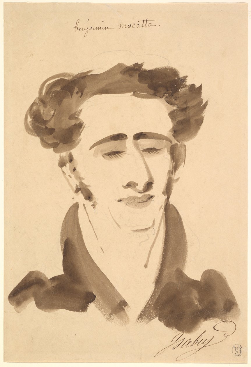 Portret Benjamina Mocatty (1802–1865) autorstwa Jean-Baptiste Isabey