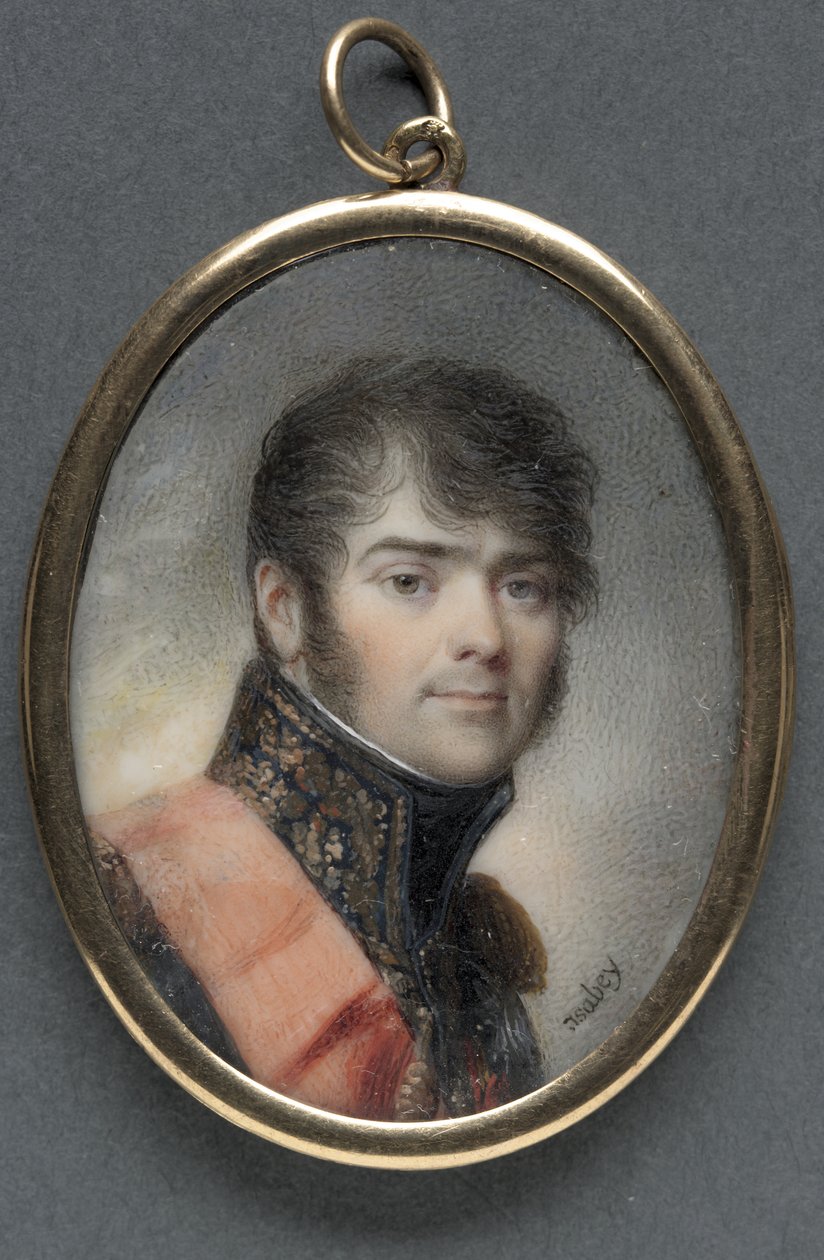 Portret Henri Gratiena, hrabiego Bertranda autorstwa Jean-Baptiste Isabey