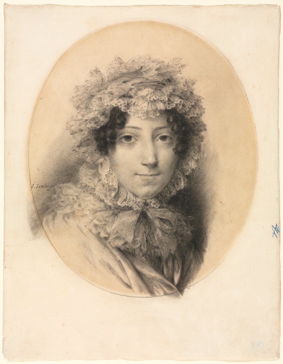 Portret damy autorstwa Jean-Baptiste Isabey