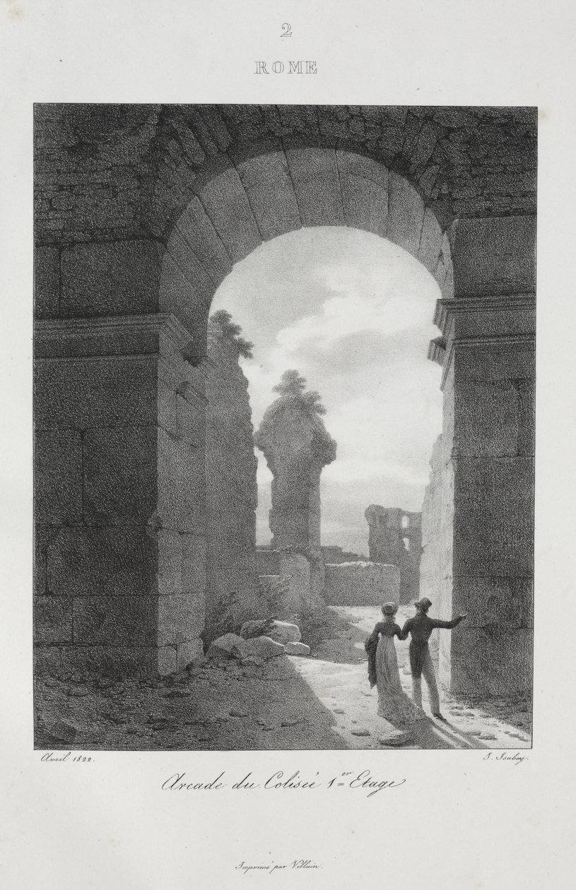 Wyjazd do Włoch w 1822 r. autorstwa Jean-Baptiste Isabey