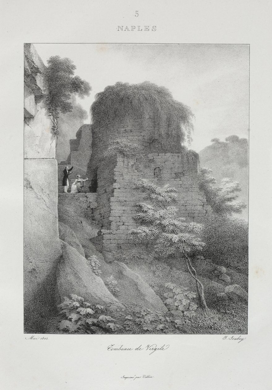 Wyjazd do Włoch w 1822 r. autorstwa Jean-Baptiste Isabey