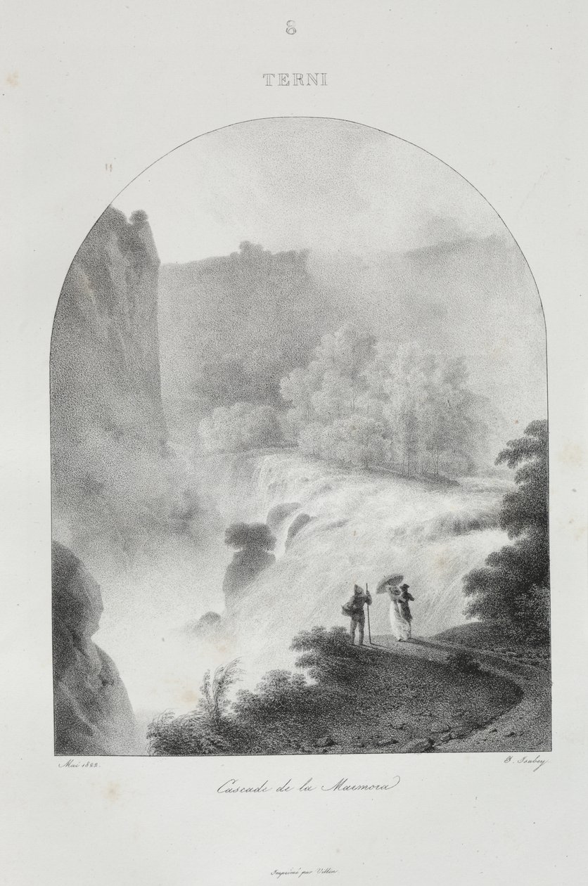 Wyjazd do Włoch w 1822 r. autorstwa Jean-Baptiste Isabey