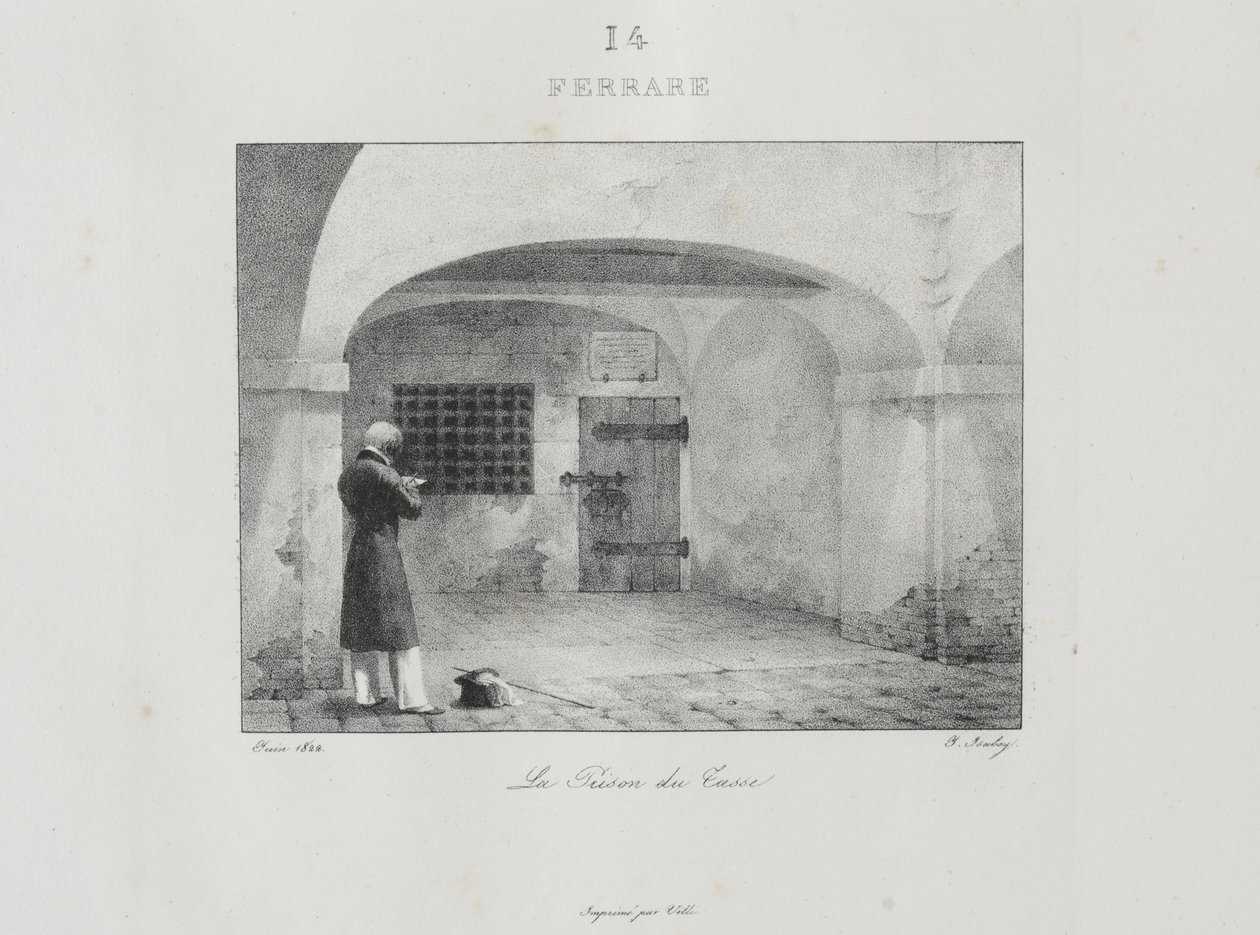 Wyjazd do Włoch w 1822 r. autorstwa Jean-Baptiste Isabey