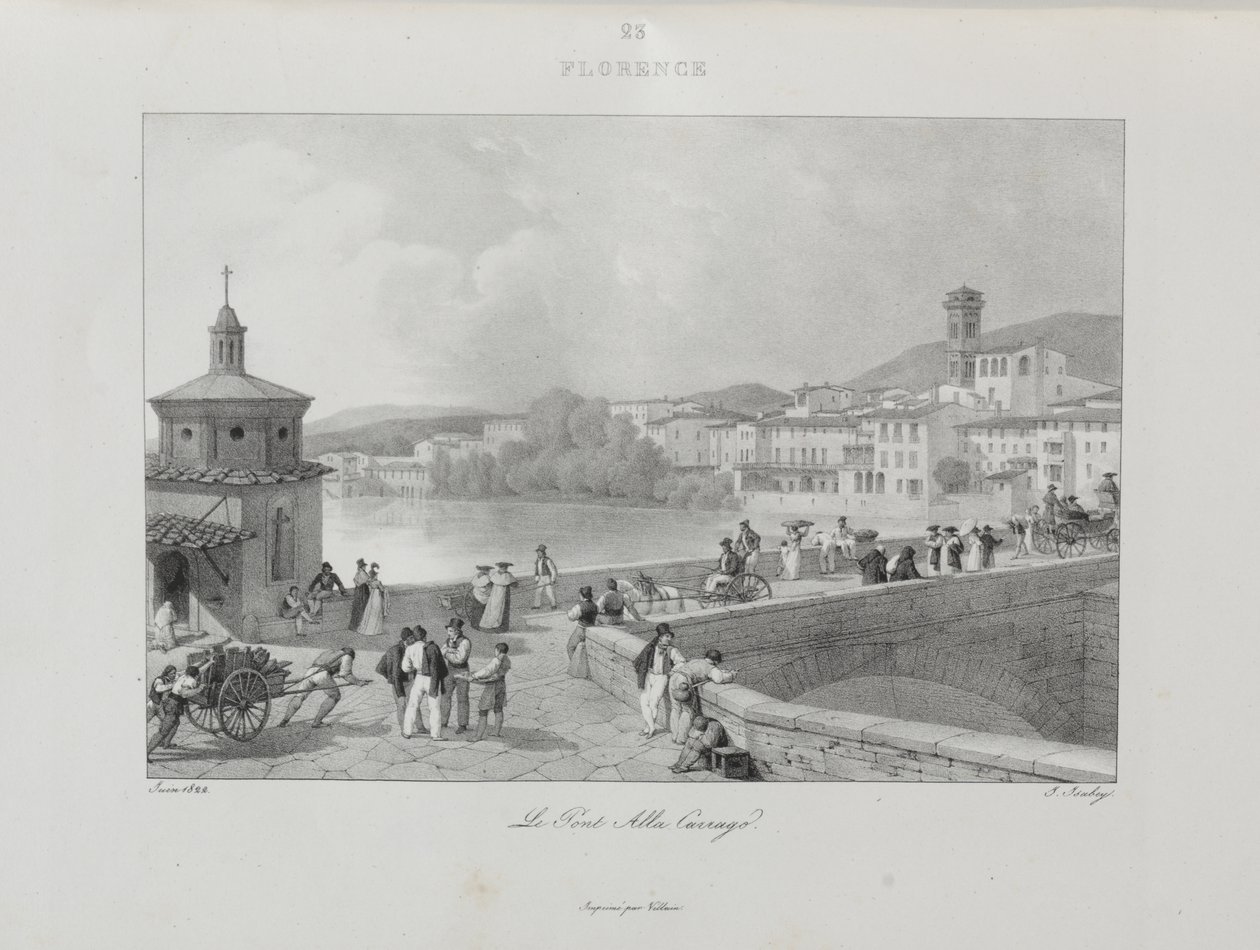 Wyjazd do Włoch w 1822 r. autorstwa Jean-Baptiste Isabey