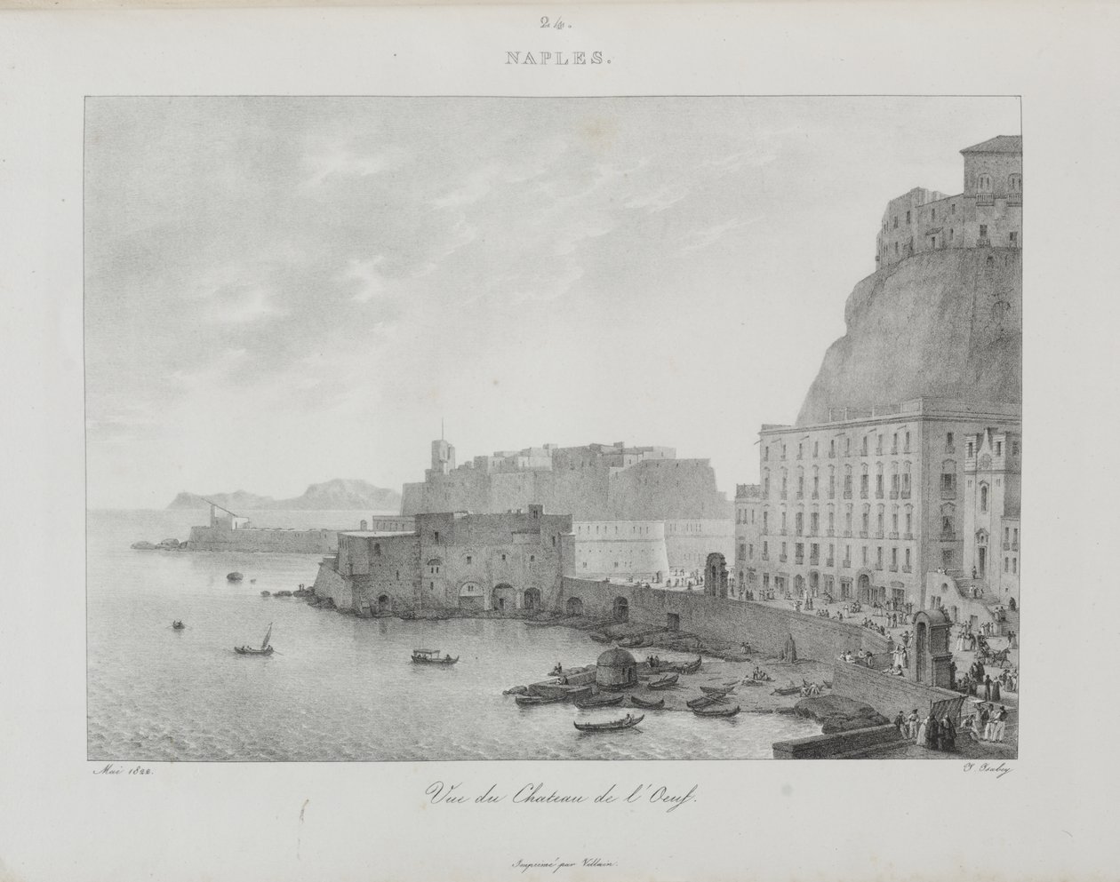 Wyjazd do Włoch w 1822 r. autorstwa Jean-Baptiste Isabey