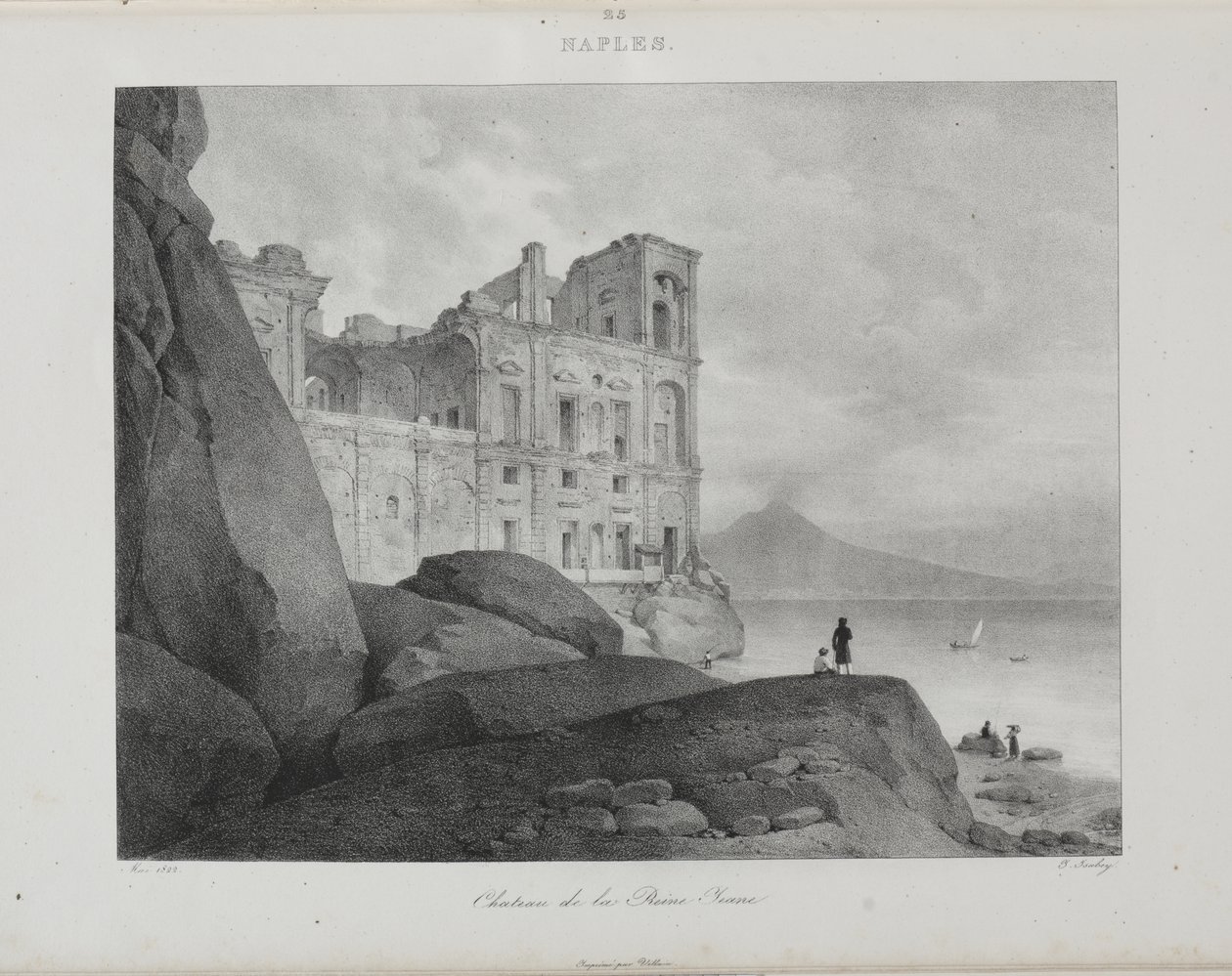 Wyjazd do Włoch w 1822 r. autorstwa Jean-Baptiste Isabey