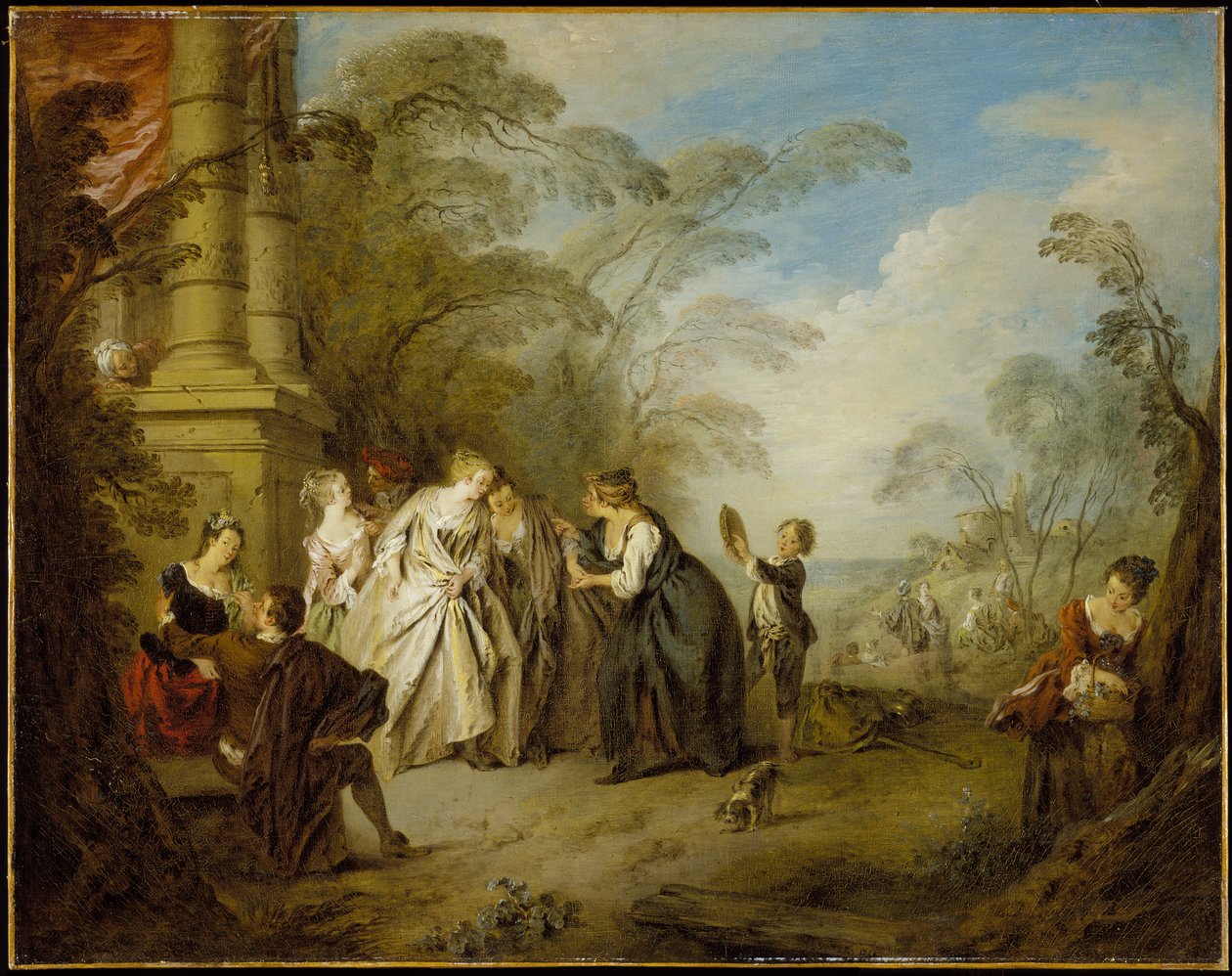 Wróżbitka autorstwa Jean-Baptiste Joseph Pater