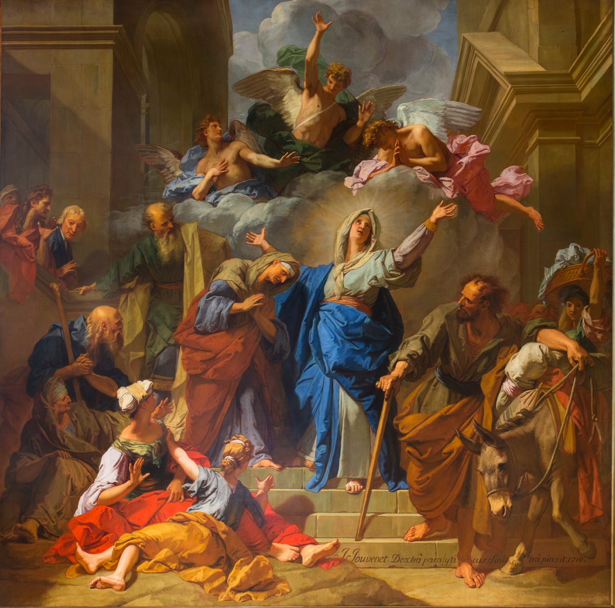 Nawiedzenie Matki Boskiej autorstwa Jean Baptiste Jouvenet