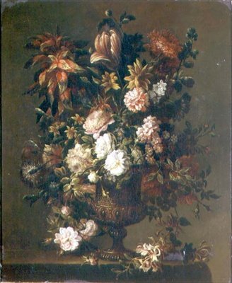 Tulipany, Narcyzy i inne kwiaty autorstwa Jean Baptiste Monnoyer