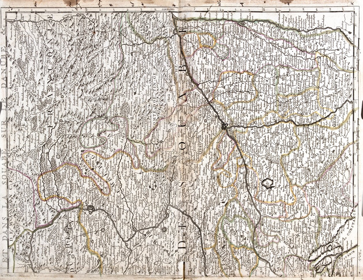 Badenia-Wirtembergia, Bawaria, Niemcy autorstwa Jean Baptiste Nolin