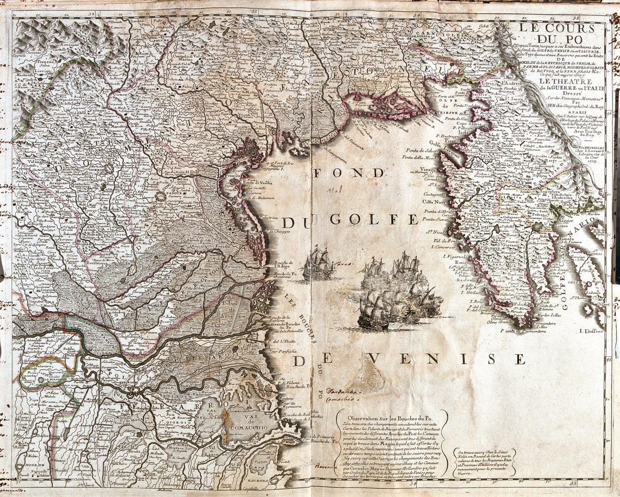 Włochy (region: Trydent-Górna Adyga, Wenecja Euganejska, Friuli-Wenecja Julijska, Emilia-Romania), Słowenia (region statystyczny: CoastalKarst), Chorwacja (okręg: Istria) autorstwa Jean Baptiste Nolin