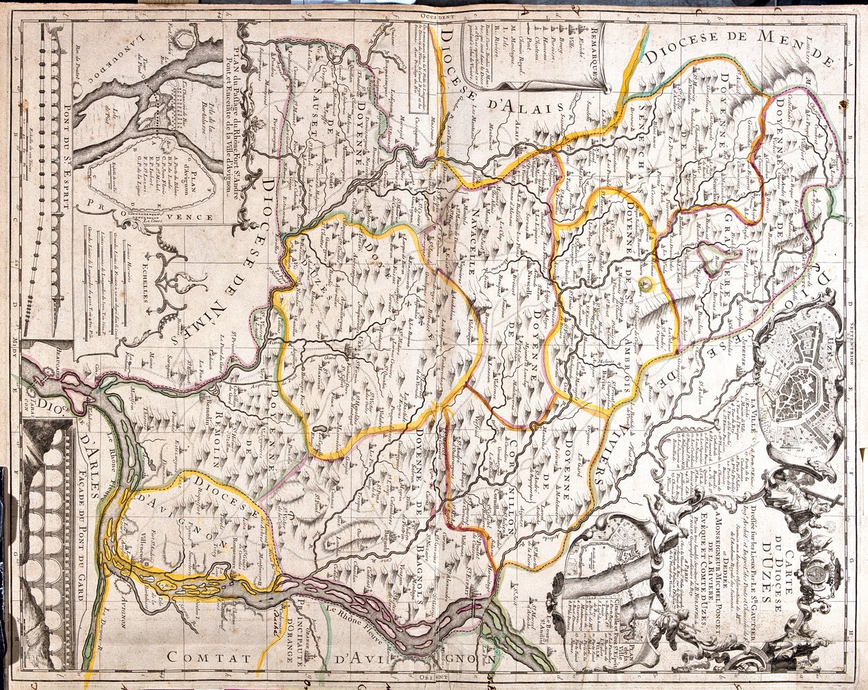 Langwedocja-Roussillon, Francja autorstwa Jean Baptiste Nolin