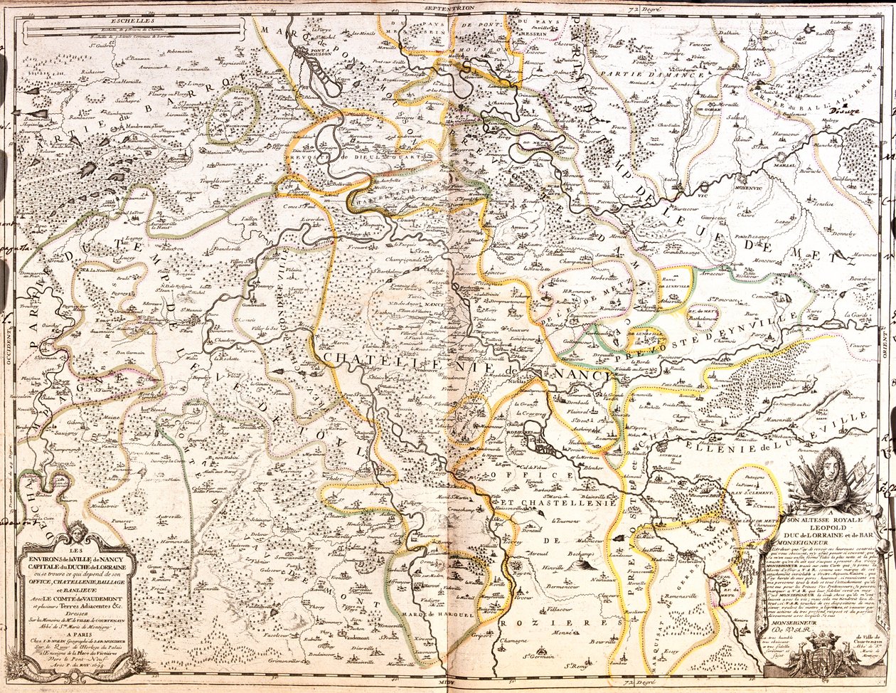 Lotaryngia, Francja autorstwa Jean Baptiste Nolin
