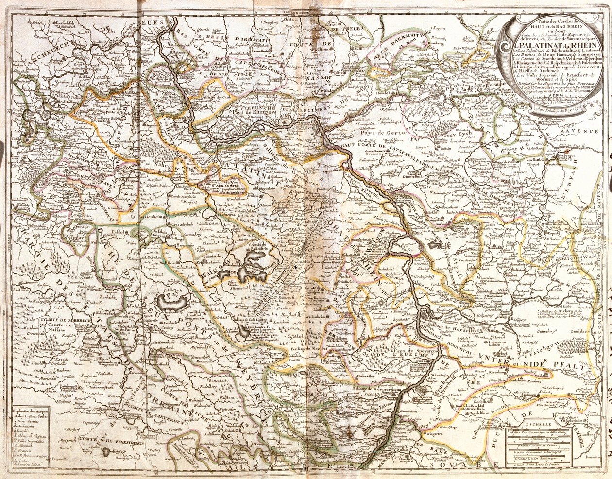 Nadrenia-Palatynat, Hesja, Bawaria, Badenia-Wirtembergia, Niemcy autorstwa Jean Baptiste Nolin
