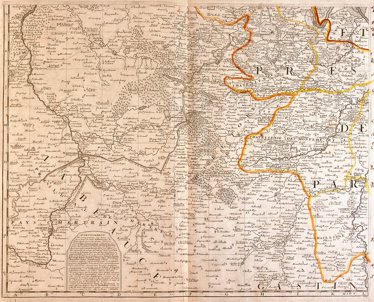Île-de-France, Centrum, Francja autorstwa Jean Baptiste Nolin