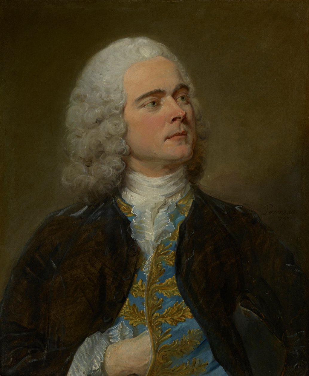 Charles-Francois Pinceloup de la Grange autorstwa Jean Baptiste Perronneau
